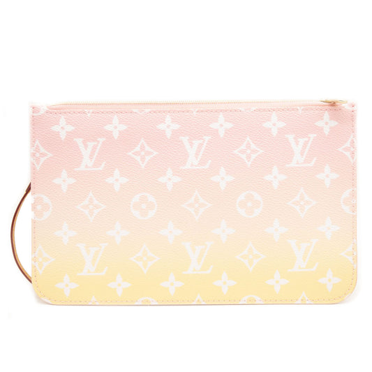 Louis Vuitton Monogram By The Pool Neverfull MM Pochette Light Pink