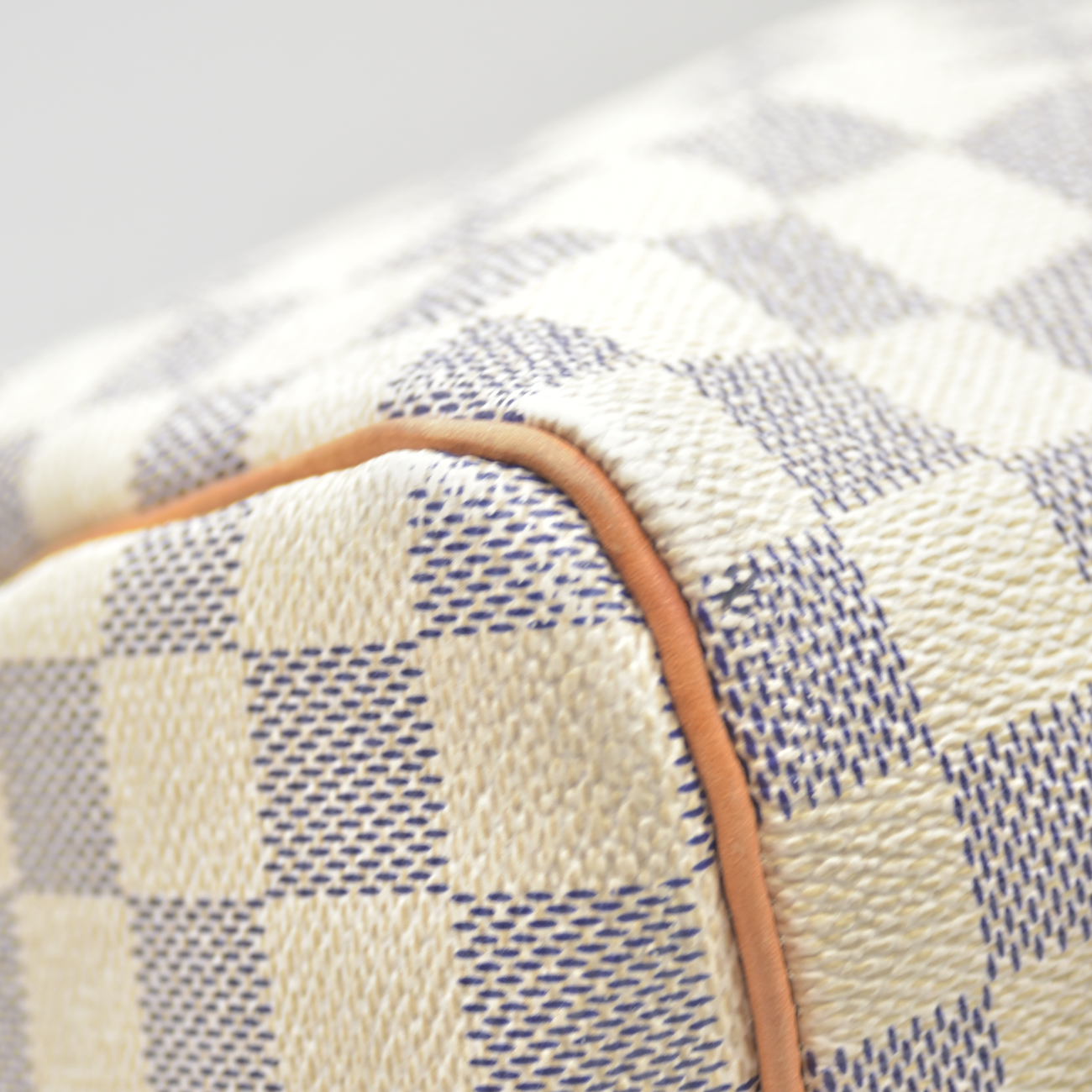$1550 2008 Louis Vuitton Speedy Handbag Damier Azur 30 DU3008