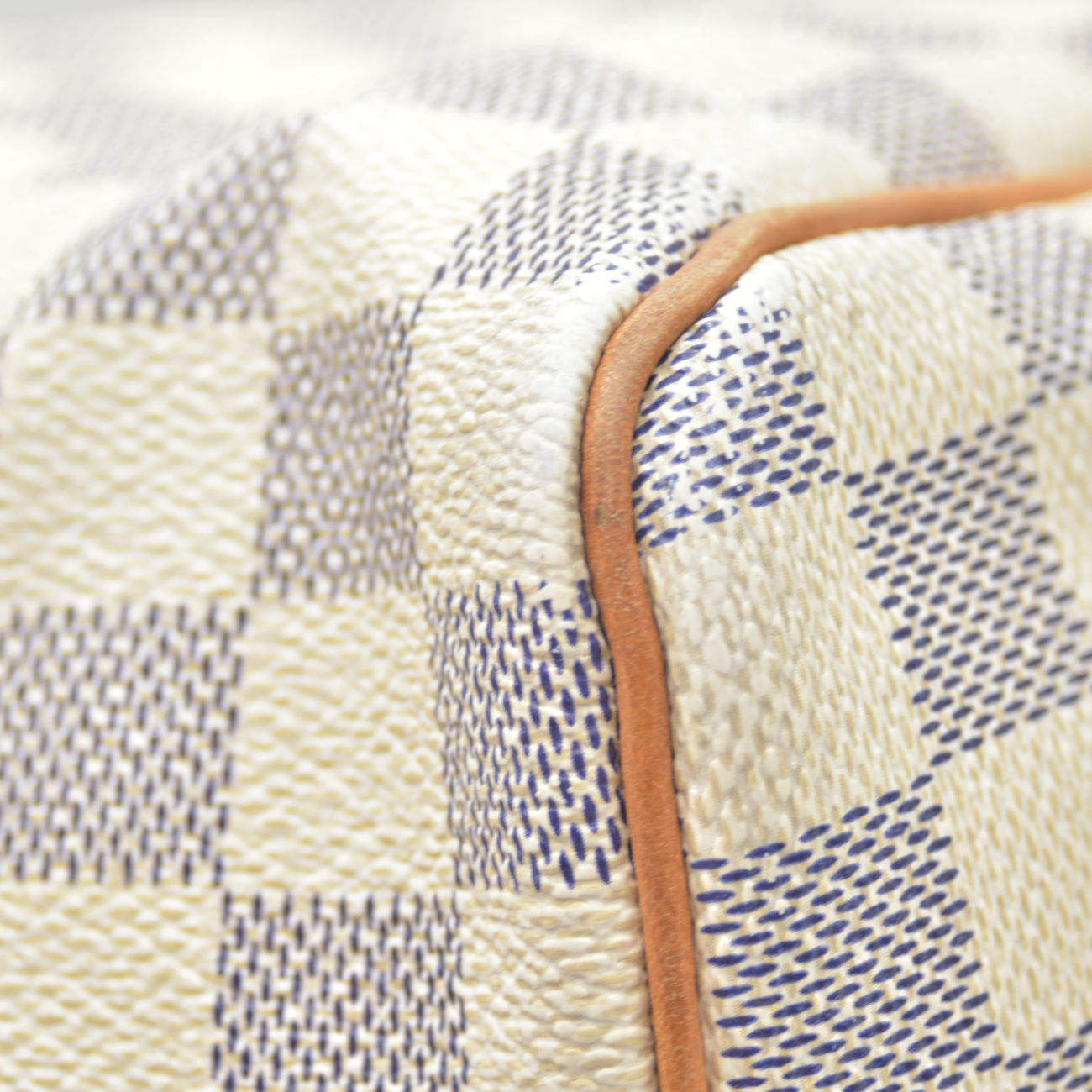 $1550 2008 Louis Vuitton Speedy Handbag Damier Azur 30 DU3008