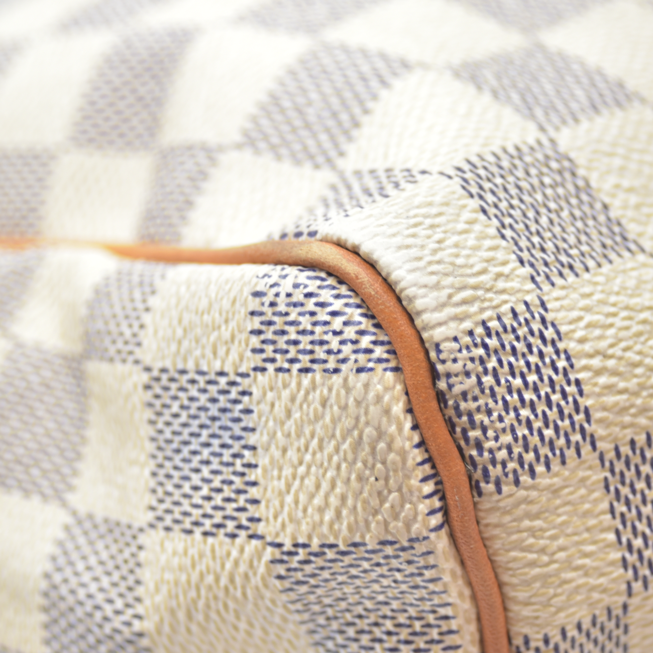 $1550 2008 Louis Vuitton Speedy Handbag Damier Azur 30 DU3008