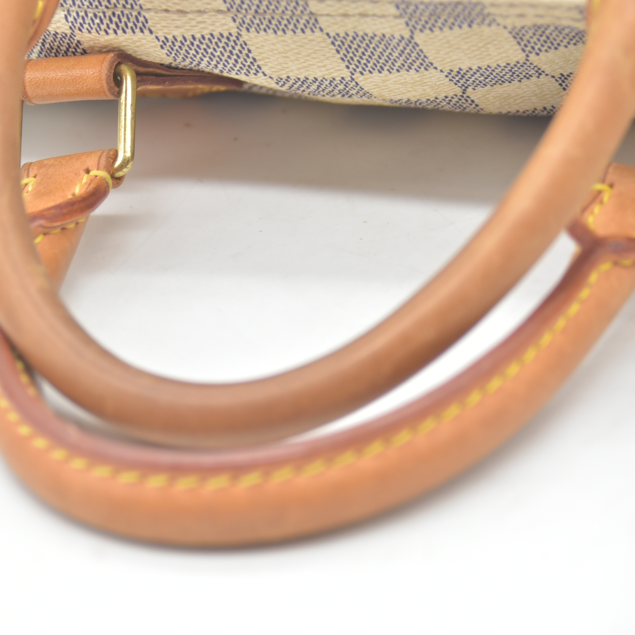 $1550 2008 Louis Vuitton Speedy Handbag Damier Azur 30 DU3008