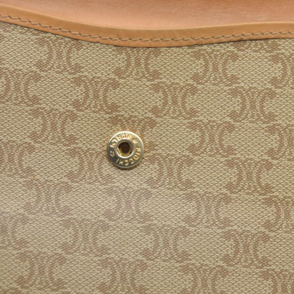 Celine Leather Printed French Purse