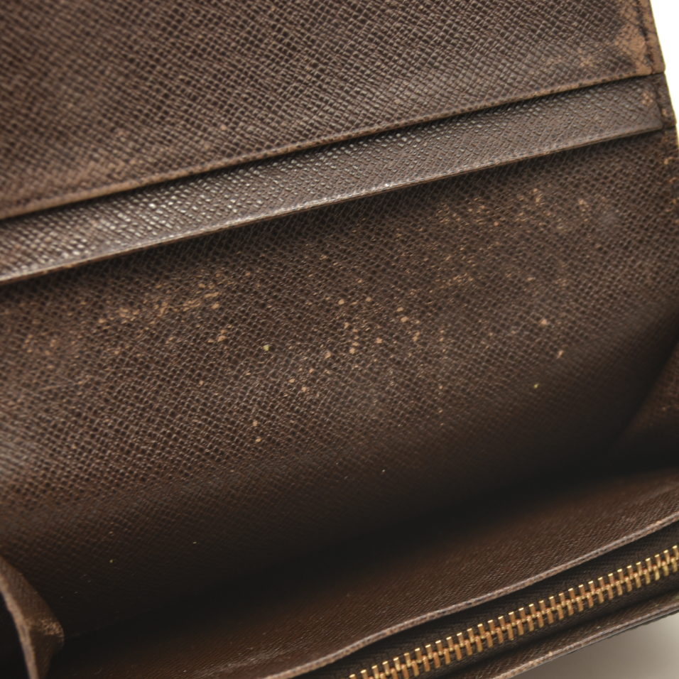 Louis Vuitton  Damier Ebene Porte-Monnaie Billets Tresor Wallet CA0013