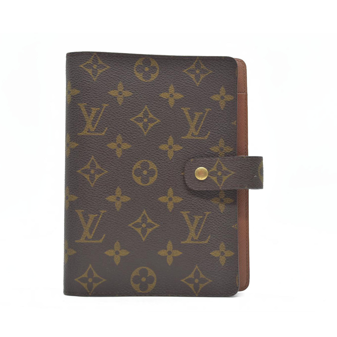 $755 LOUIS VUITTON Monogram Agenda MM Day Planner Notebook Cover SP1908