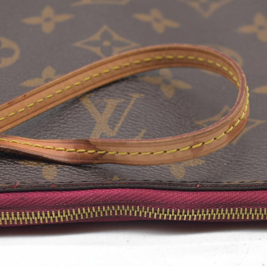 Louis Vuitton  Monogram Neverfull MM GM Pochette Pivoine