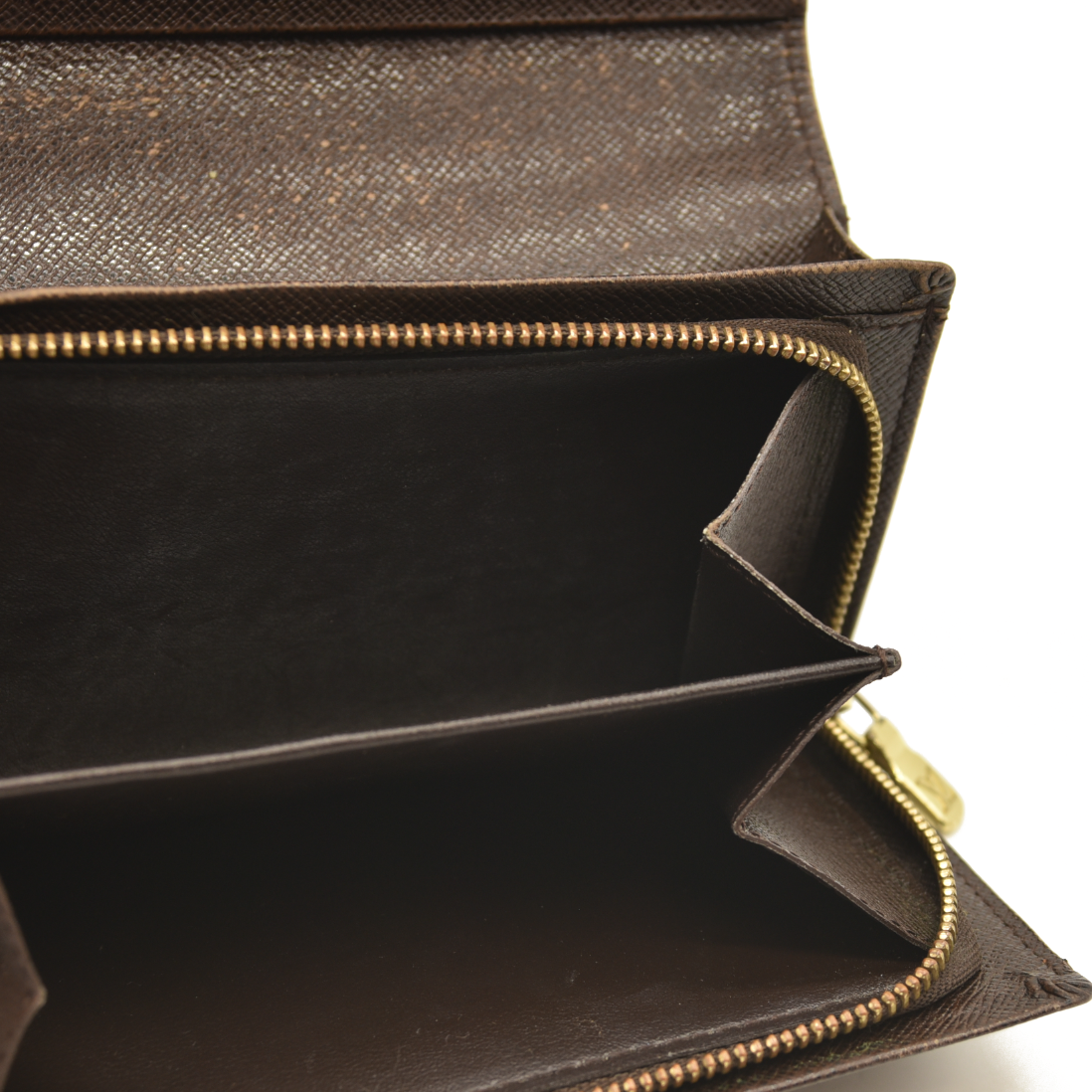 Louis Vuitton  Damier Ebene Porte-Monnaie Billets Tresor Wallet CA0013