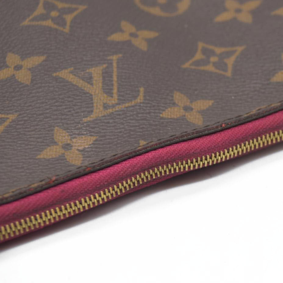 Louis Vuitton  Monogram Neverfull MM GM Pochette Pivoine