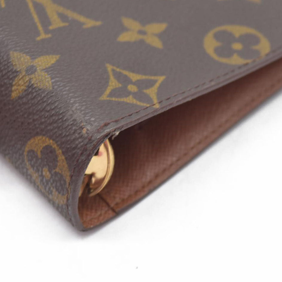 $755 LOUIS VUITTON Monogram Agenda MM Day Planner Notebook Cover SP1908