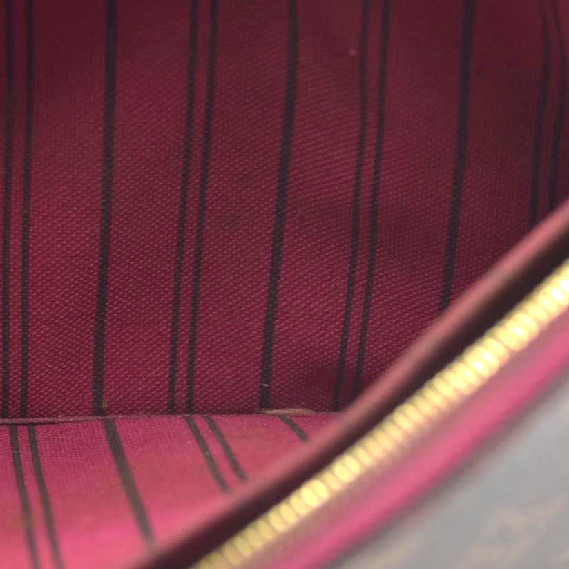 Louis Vuitton  Monogram Neverfull MM GM Pochette Pivoine