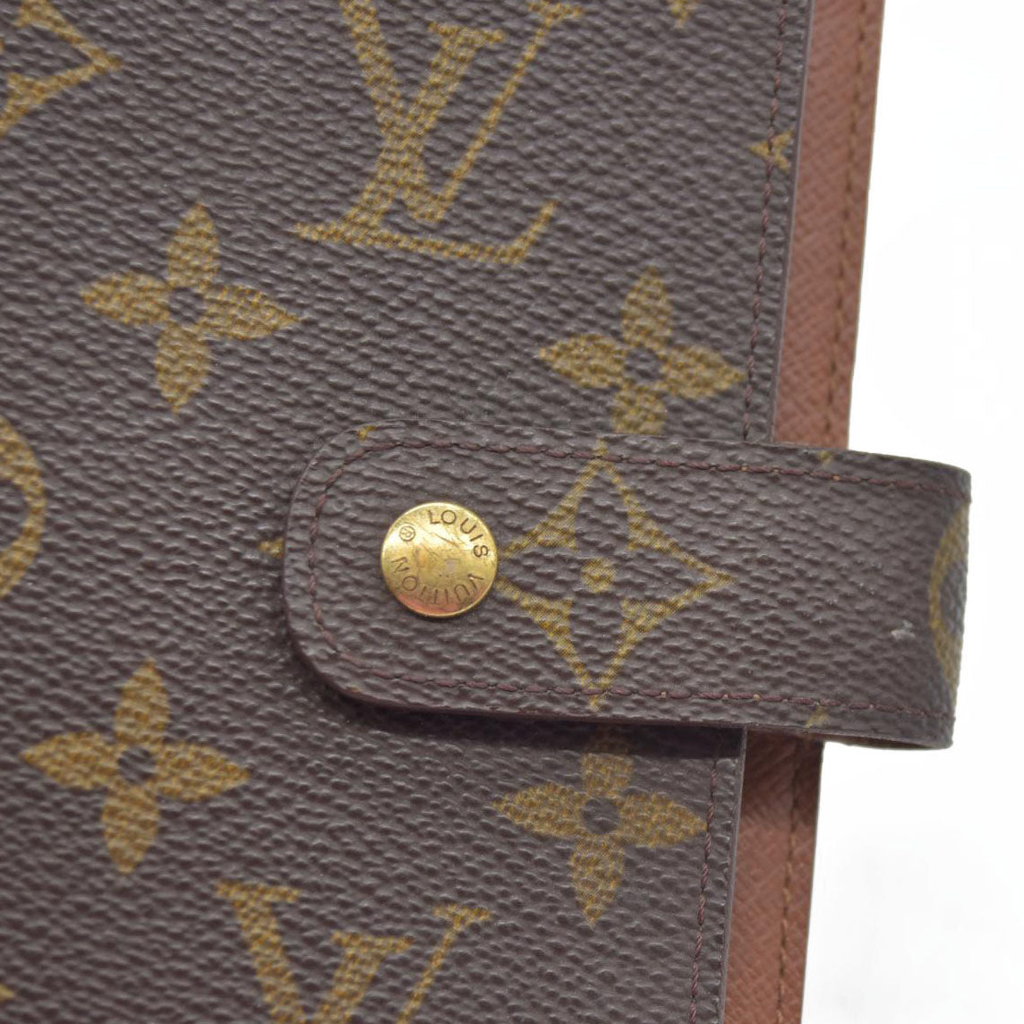 $755 LOUIS VUITTON Monogram Agenda MM Day Planner Notebook Cover SP1908