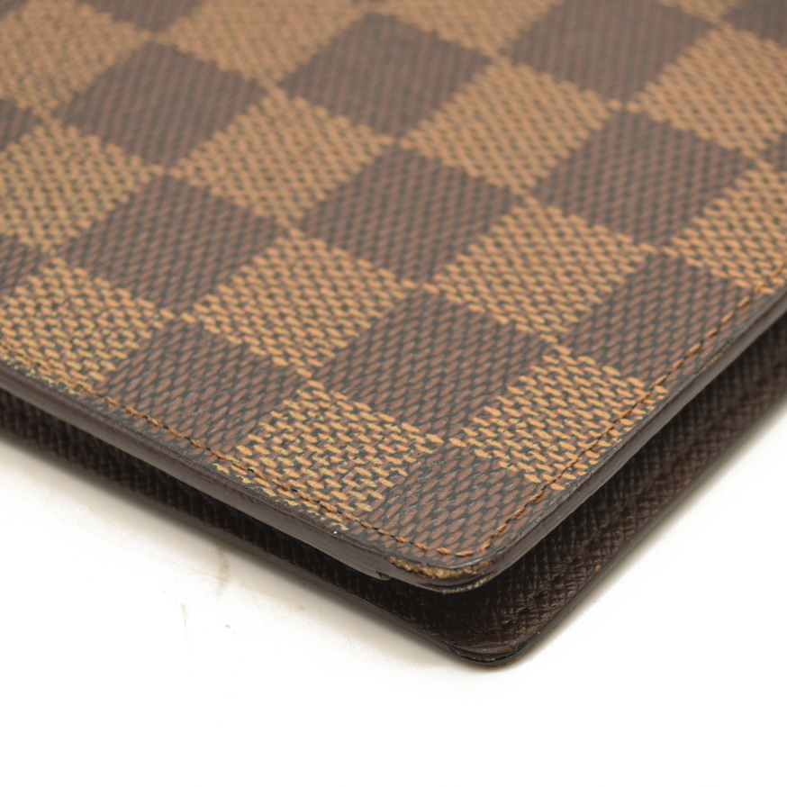 PRE-ORDER  Louis Vuitton  Damier Ebene Porte Valeurs Organizer Wallet