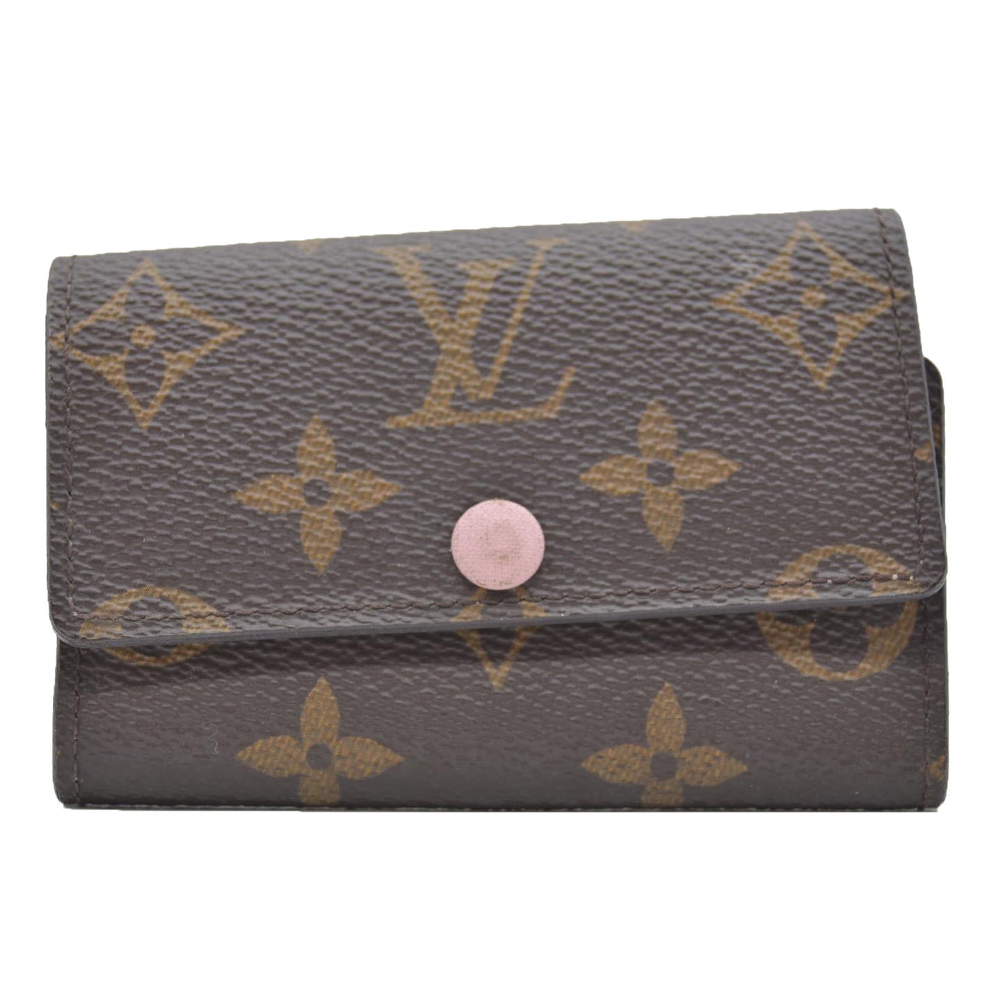 $345 LOUIS VUITTON Monogram Leather Multicles 6 Ring Key Case CT4168