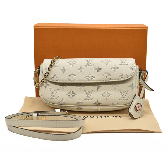 Louis Vuitton  Monogram Ivy Wallet On Chain White RFID