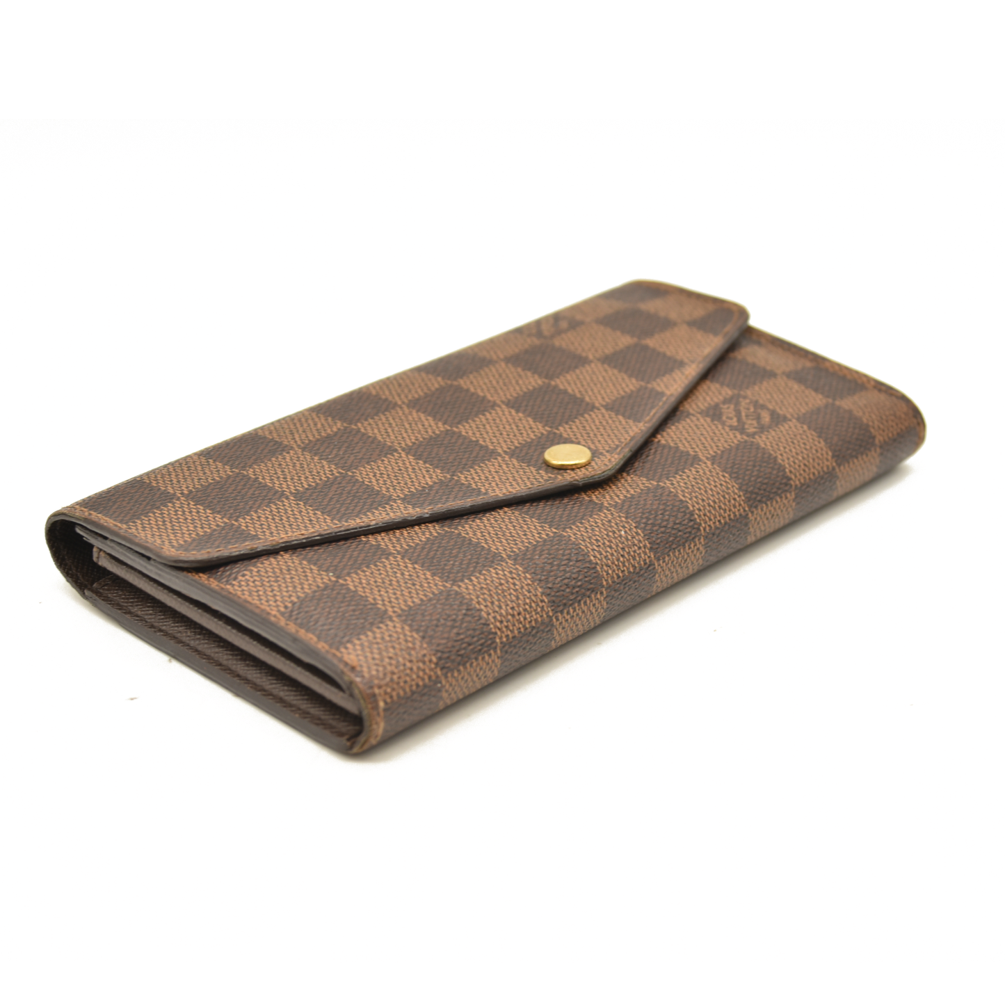 Louis Vuitton  Damier Ebene Sarah Wallet NM CA1114