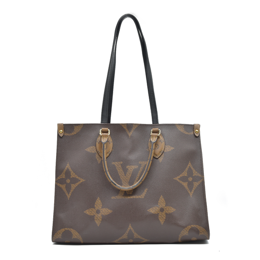 $3300 Louis Vuitton Monogram Reverse Giant OnTheGo MM AUCTION