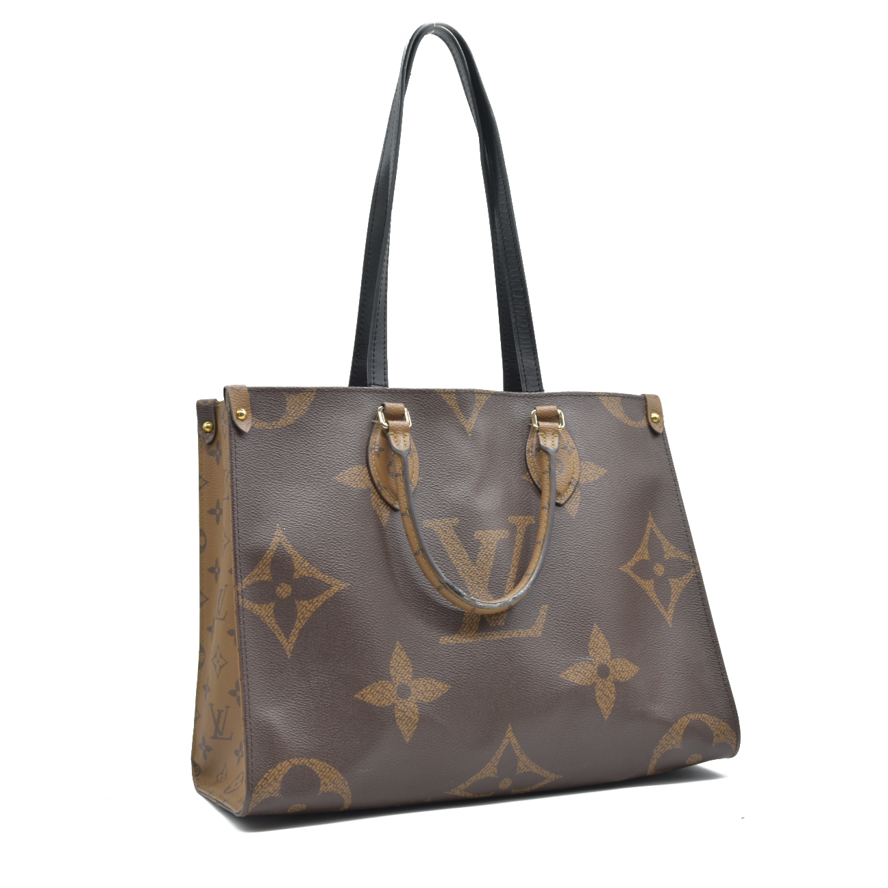 $3300 Louis Vuitton Monogram Reverse Giant OnTheGo MM AUCTION