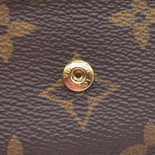 $345 LOUIS VUITTON Monogram Leather Multicles 6 Ring Key Case CT4168
