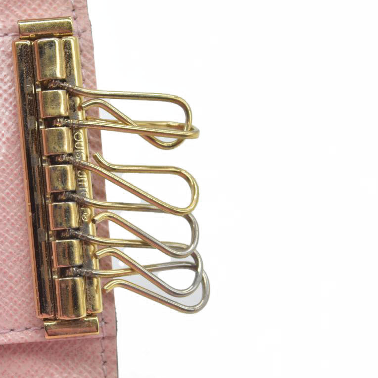 $345 LOUIS VUITTON Monogram Leather Multicles 6 Ring Key Case CT4168
