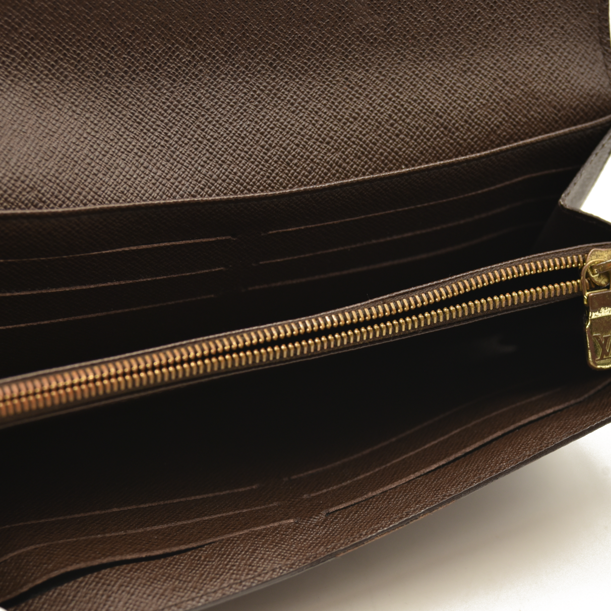 Louis Vuitton  Damier Ebene Sarah Wallet NM CA1114