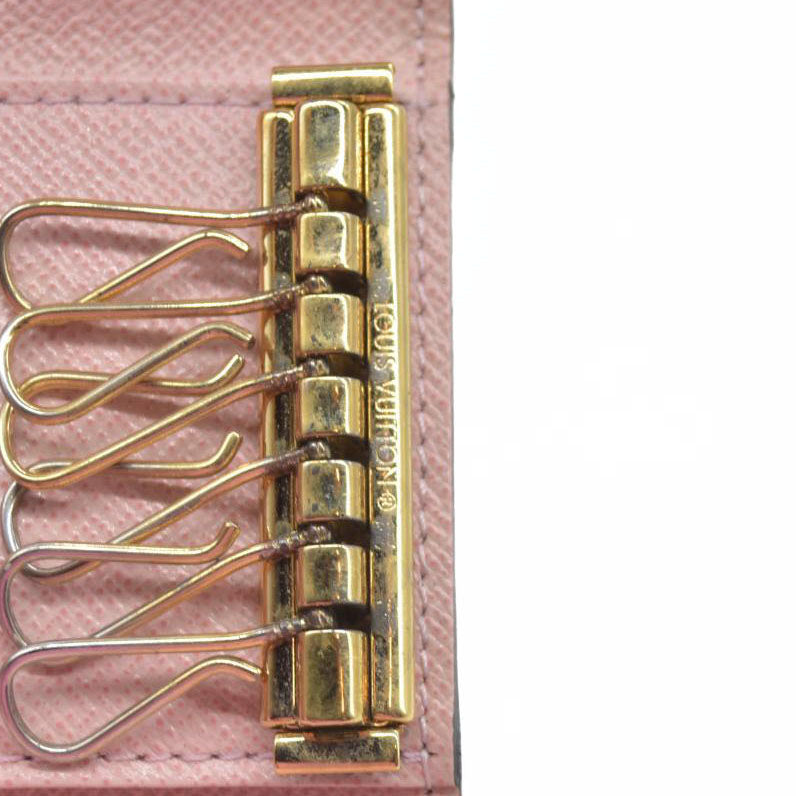 $345 LOUIS VUITTON Monogram Leather Multicles 6 Ring Key Case CT4168