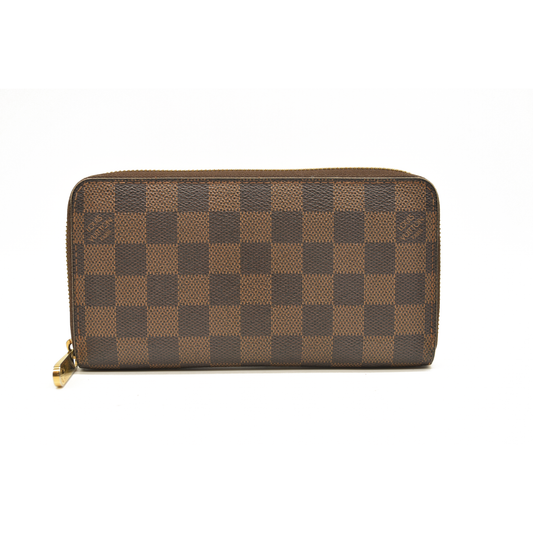 Louis Vuitton  Damier Ebene Zippy Wallet VI0078