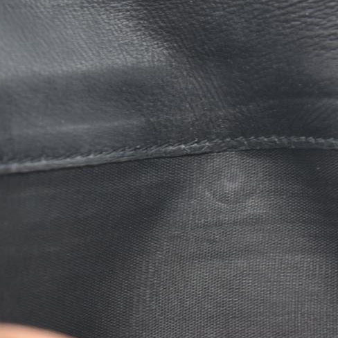 PRADA Logo Plate Nylon Trifold Wallet Beige