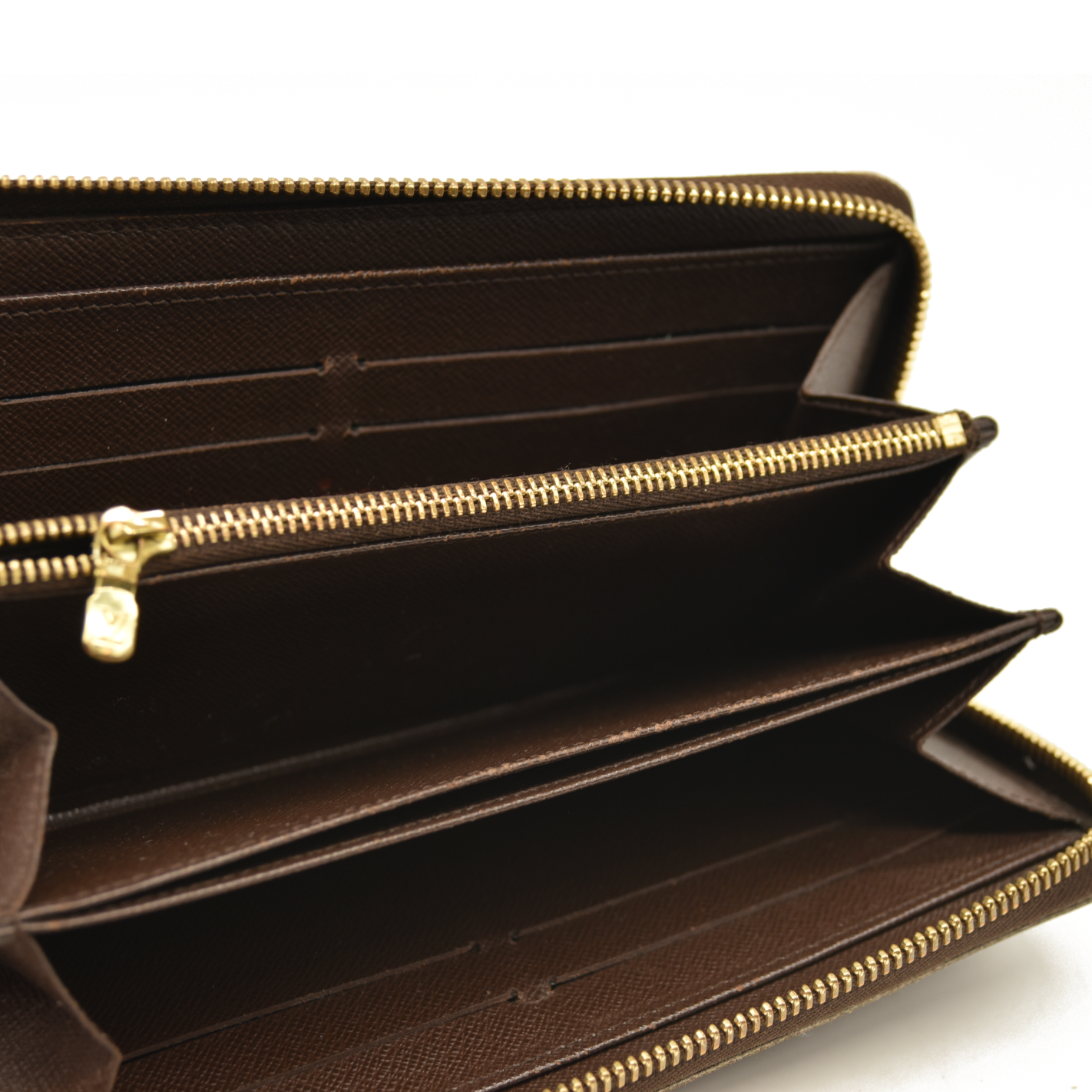 Louis Vuitton  Damier Ebene Zippy Wallet VI0078