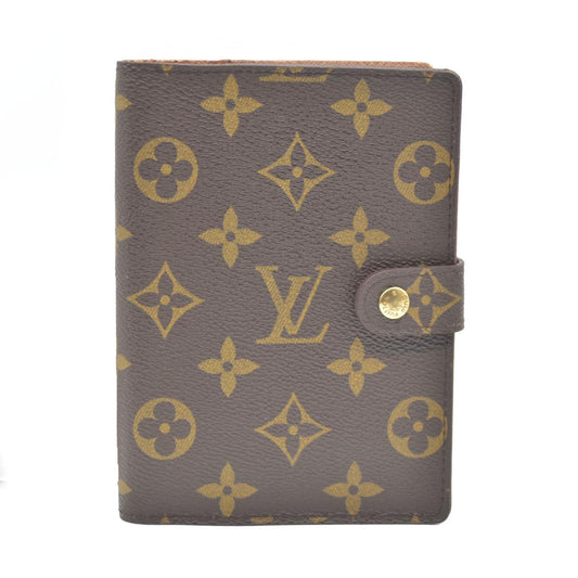 Louis Vuitton Monogram Agenda PM Notebook Cover Brown CA0938