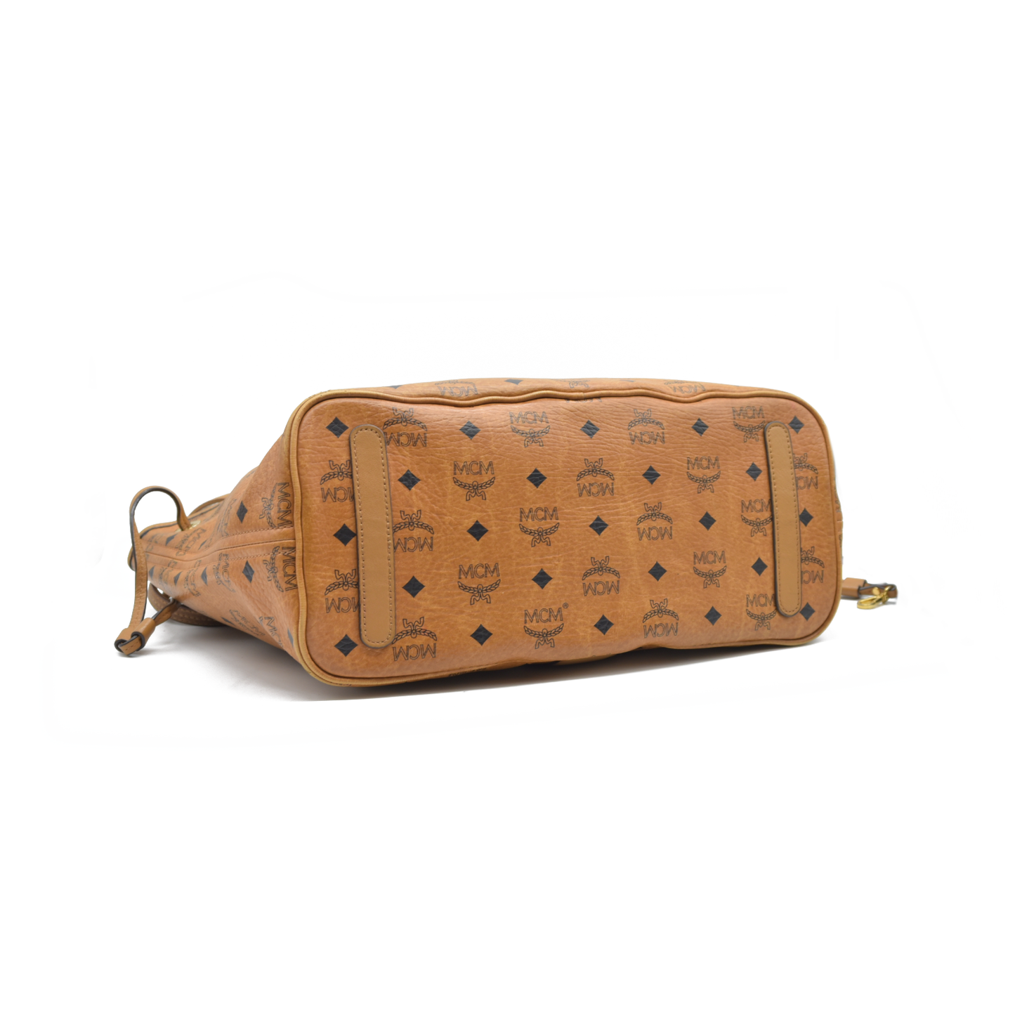 $770 MCM  Visetos Medium Liz Reversible Shopper Tote Cognac AUCTION USED (Copy)