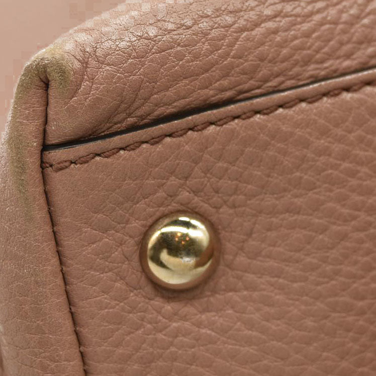 Gucci  Cellarius Calfskin Small Soho Top Handle Satchel Pink