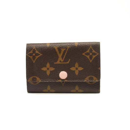 LOUIS VUITTON Monogram 6 Key Multicles Holder Rose Ballerine