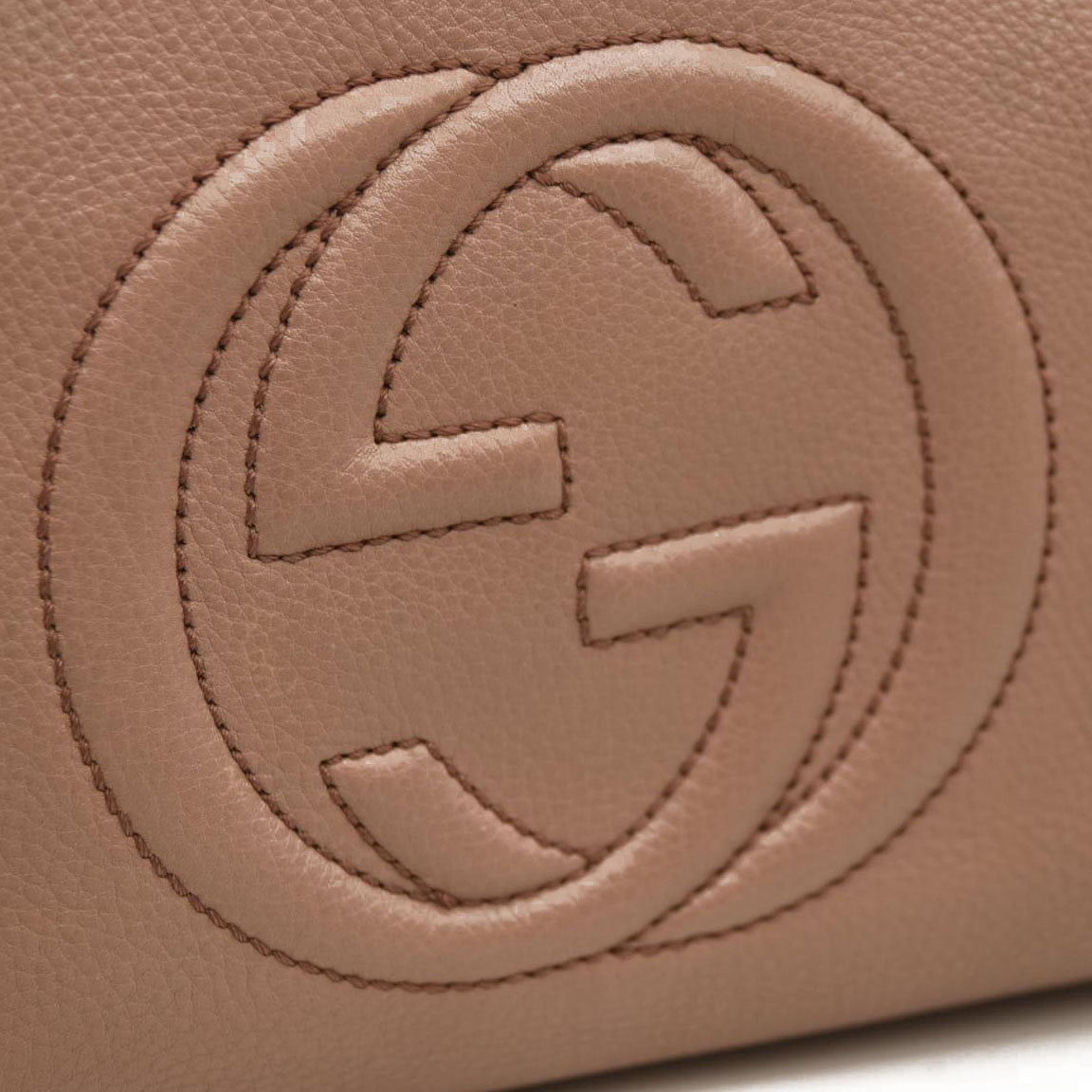 Gucci  Cellarius Calfskin Small Soho Top Handle Satchel Pink