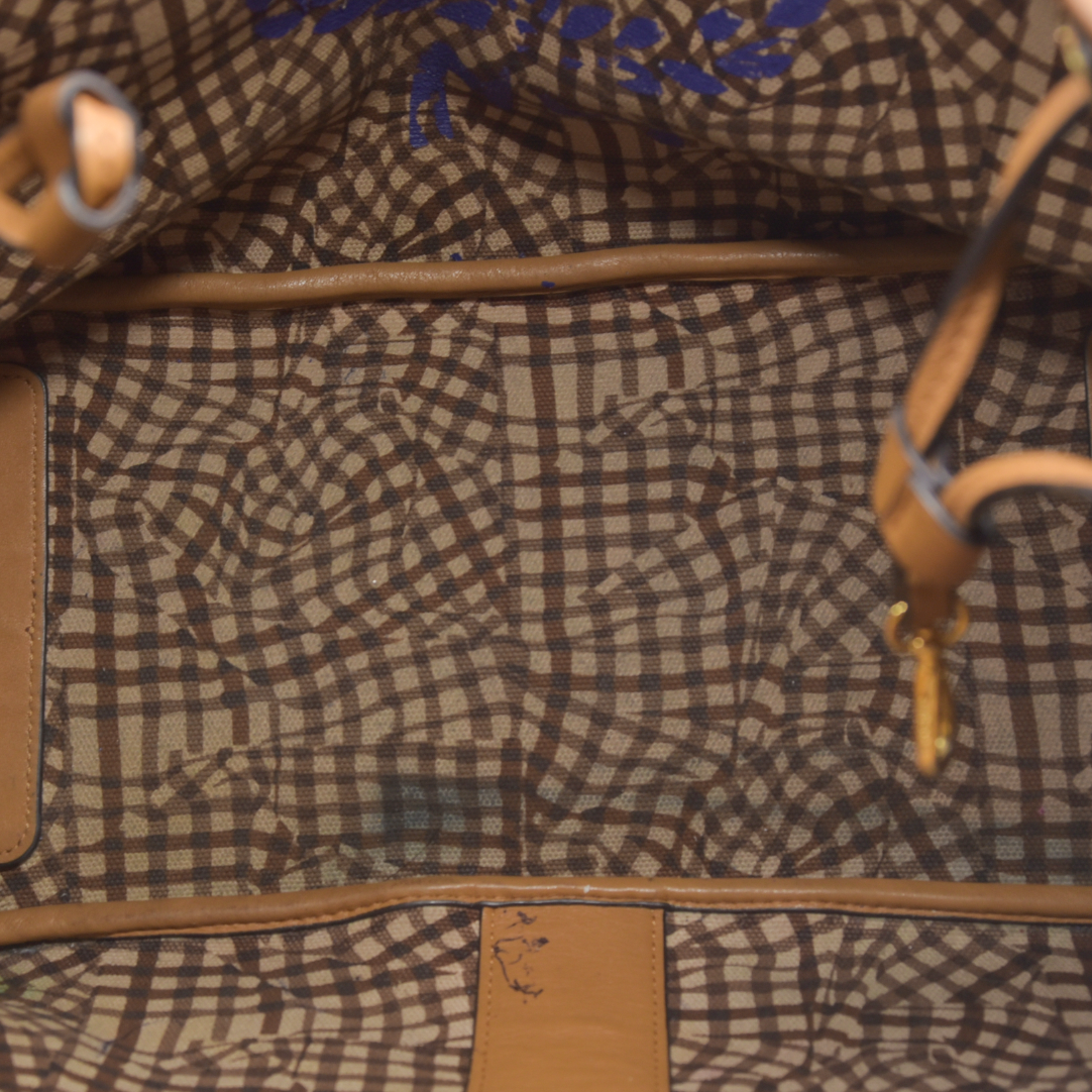 $770 MCM  Visetos Medium Liz Reversible Shopper Tote Cognac AUCTION USED (Copy)