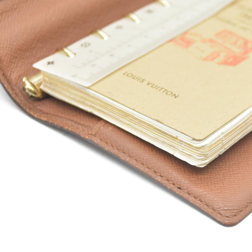 Louis Vuitton Monogram Agenda PM Notebook Cover Brown CA0938