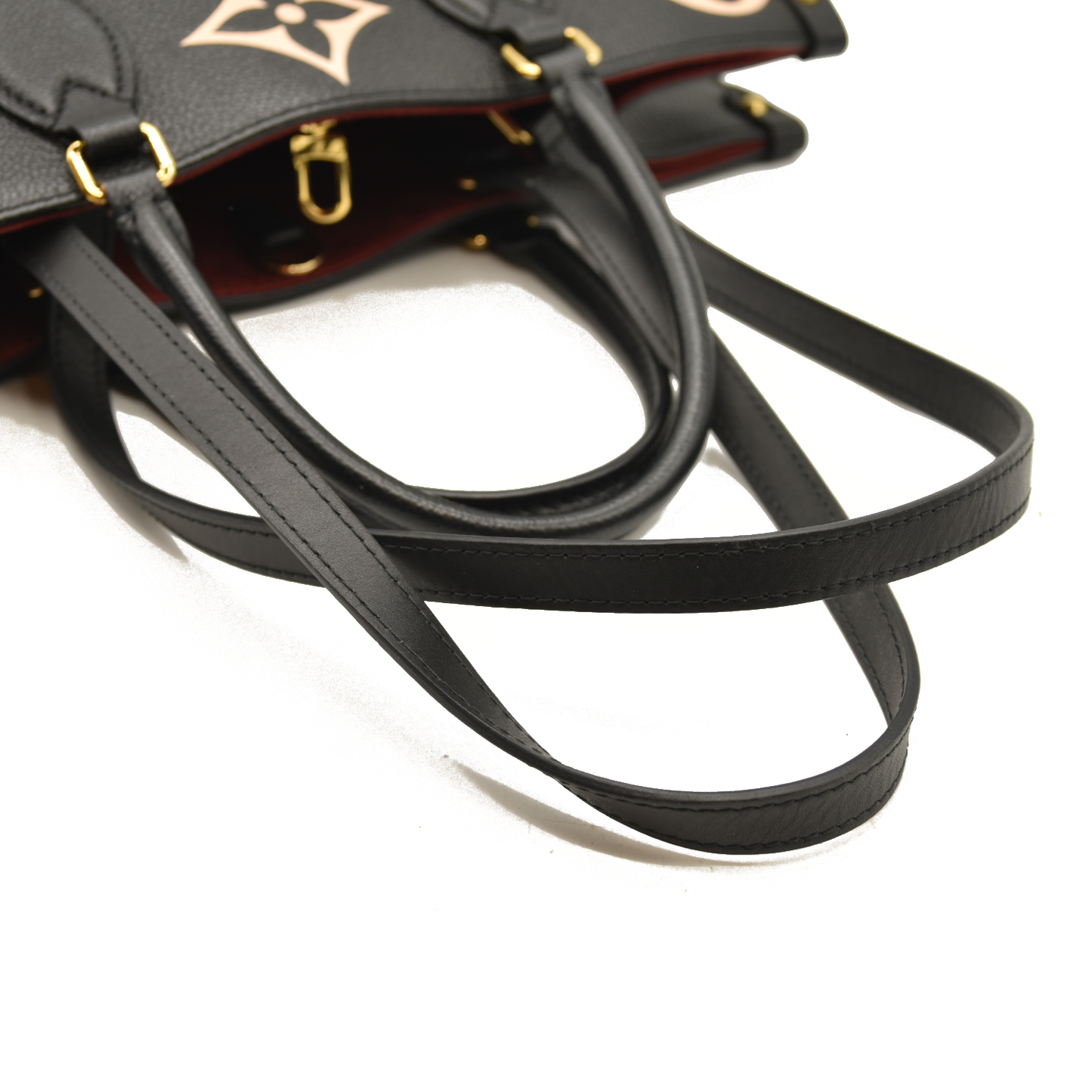 Louis Vuitton  Empreinte Monogram BiColor Giant Onthego MM Black Beige DU3250