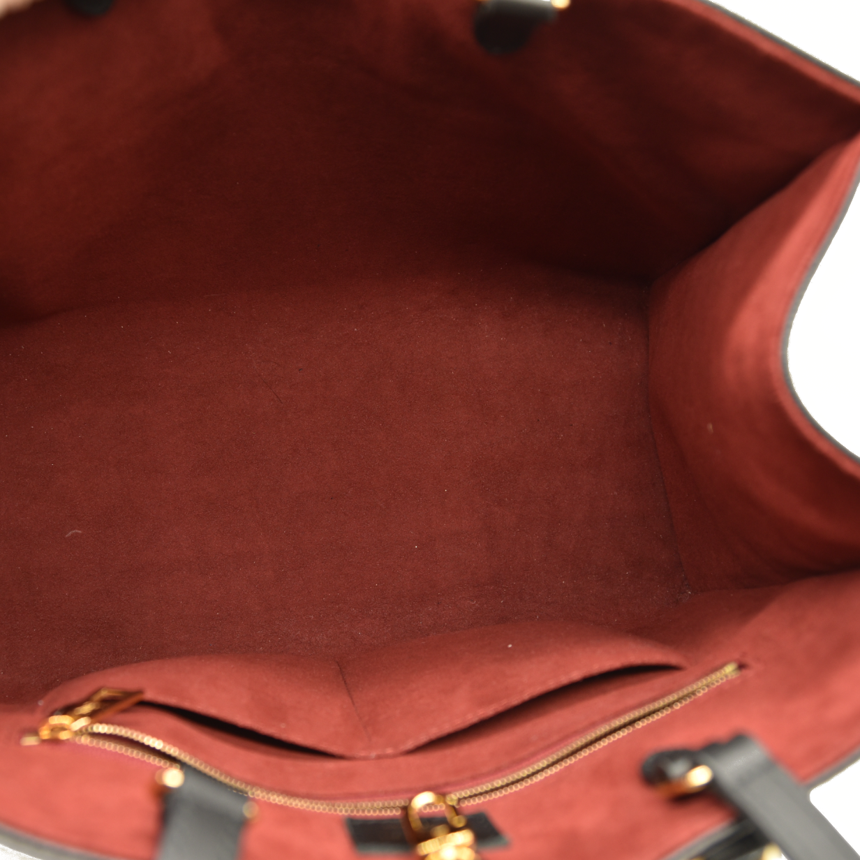 Louis Vuitton  Empreinte Monogram BiColor Giant Onthego MM Black Beige DU3250