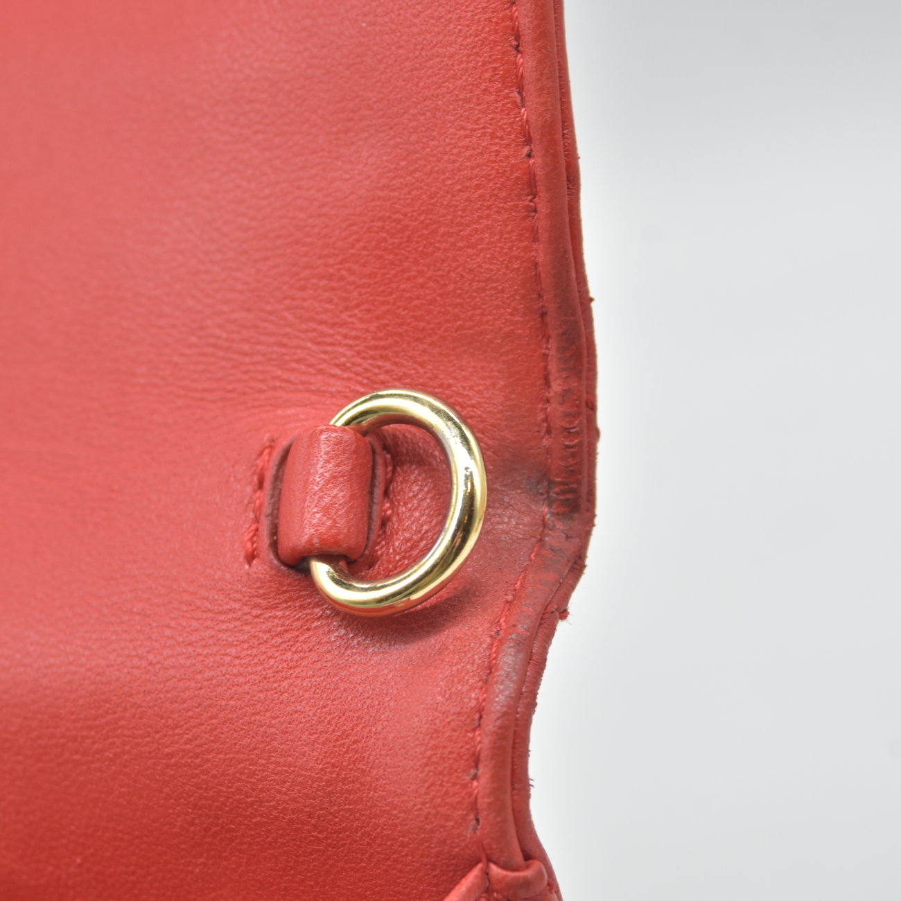 $3495 Chanel  Golden Class Wallet On Chain 2015 Red