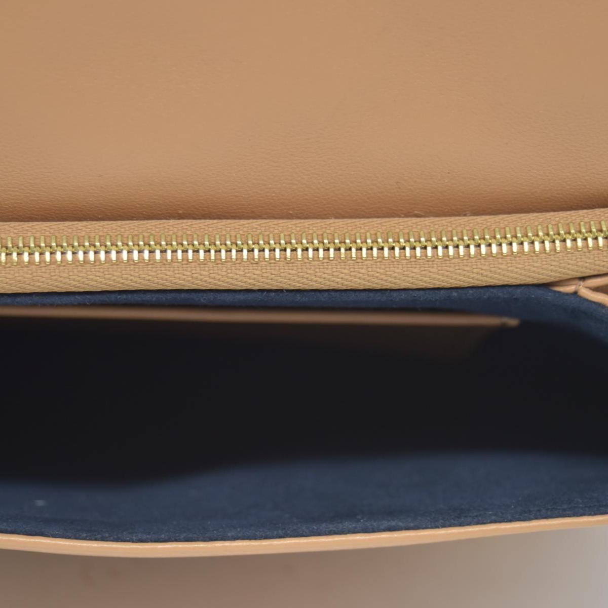 $3150 Louis Vuitton Lambskin Embossed Monogram Pochette Coussin Camel Color Transfer