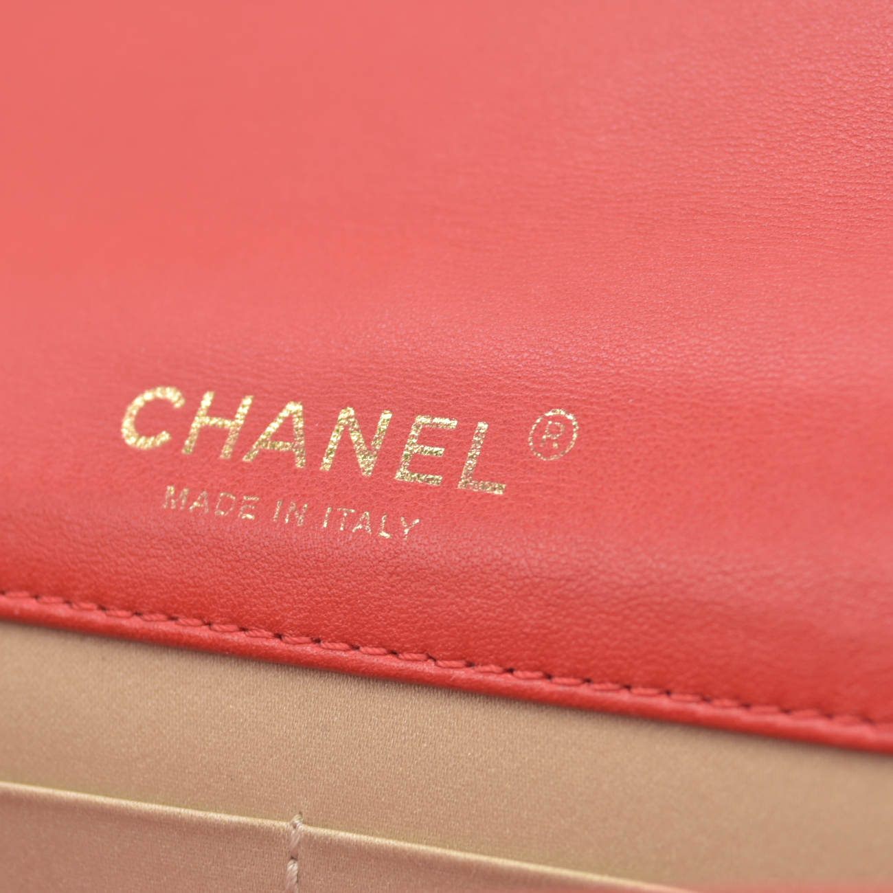 $3495 Chanel  Golden Class Wallet On Chain 2015 Red