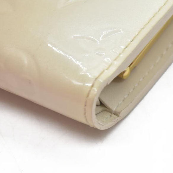 $795 LOUIS VUITTON Monogram Vernis French Kiss Lock Cream MI1058