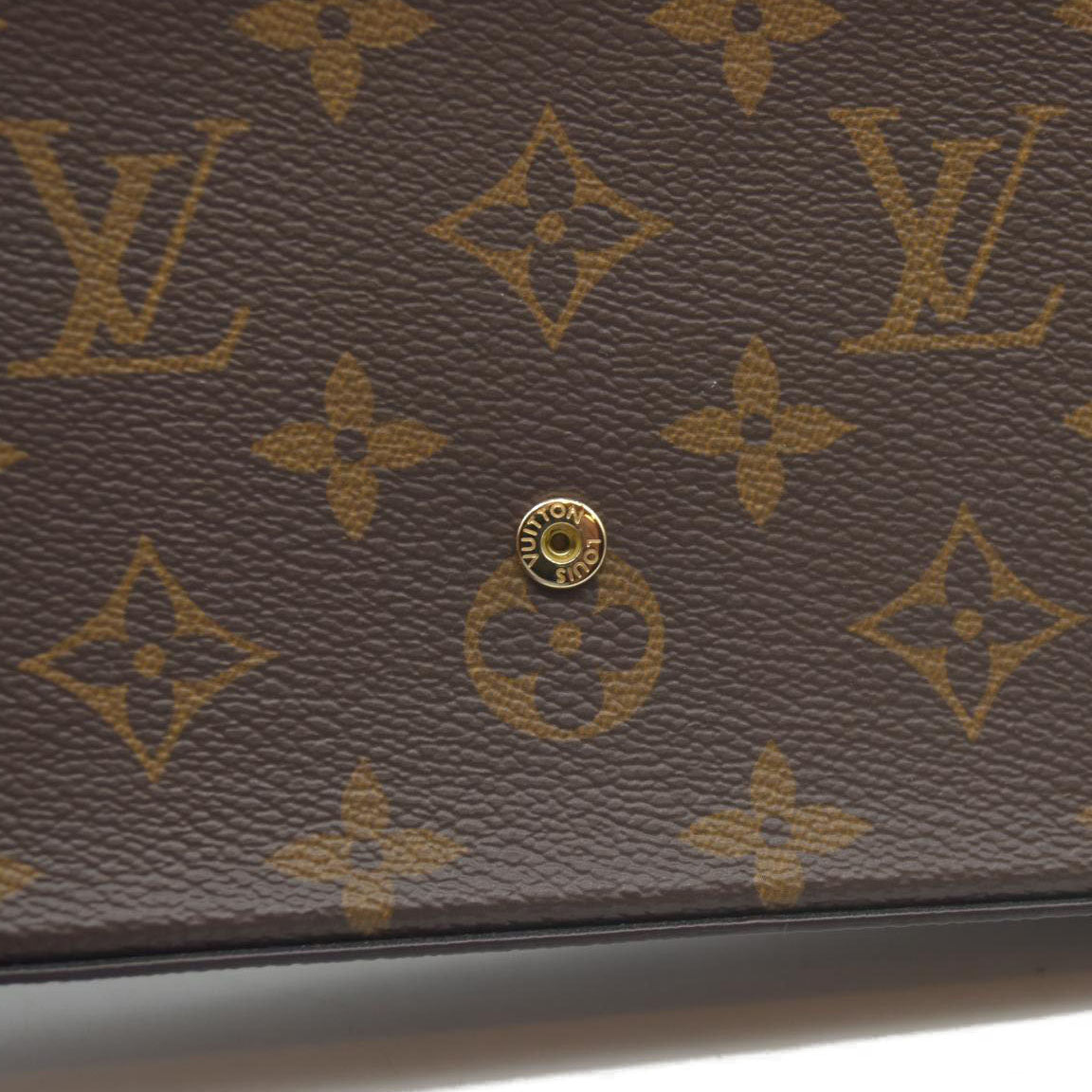 Louis Vuitton  Monogram Pochette Felicie Chain Wallet Fuchsia NM RFID