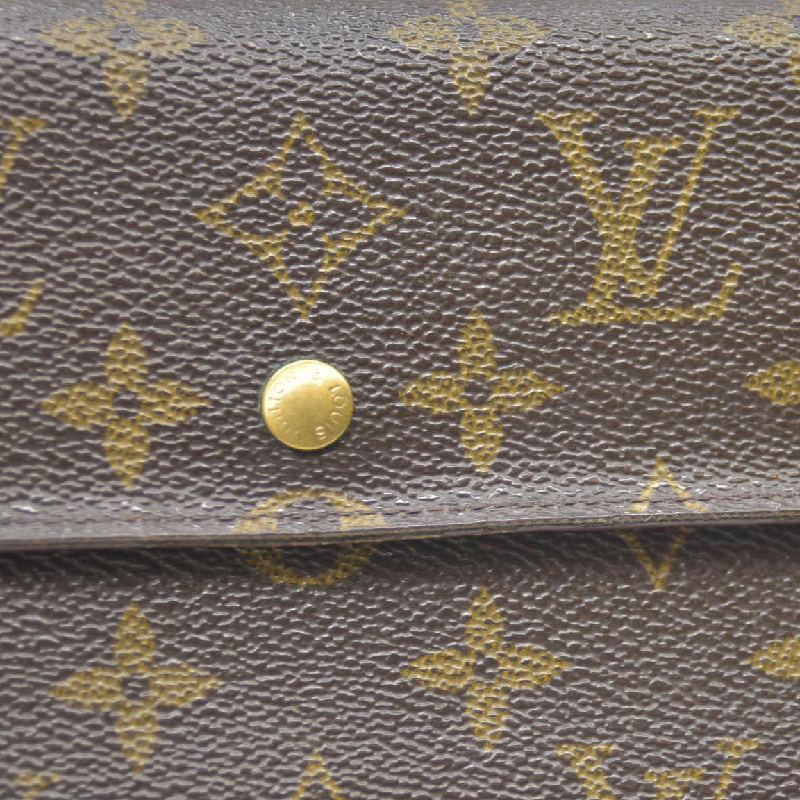 Louis Vuitton Monogram Porte Tresor International Trifold Long Wallet CA1924