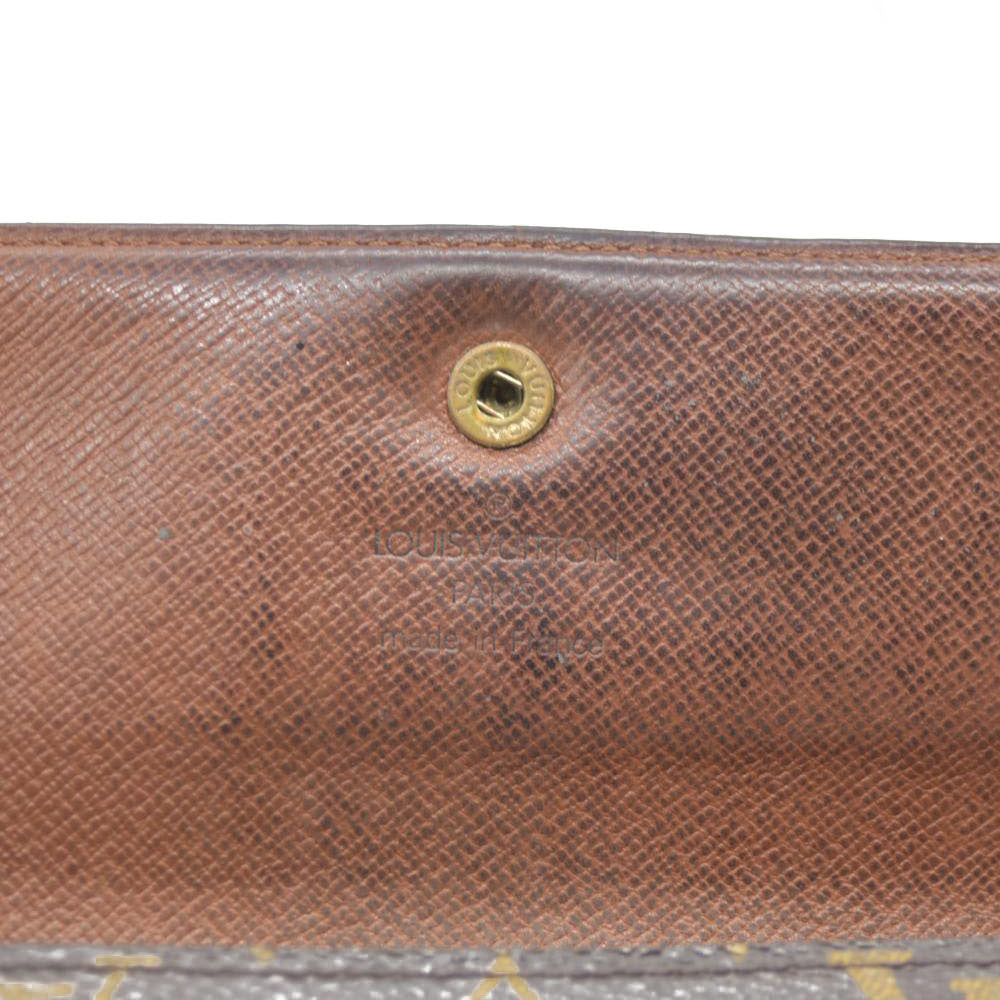 Louis Vuitton Monogram Porte Tresor International Trifold Long Wallet CA1924