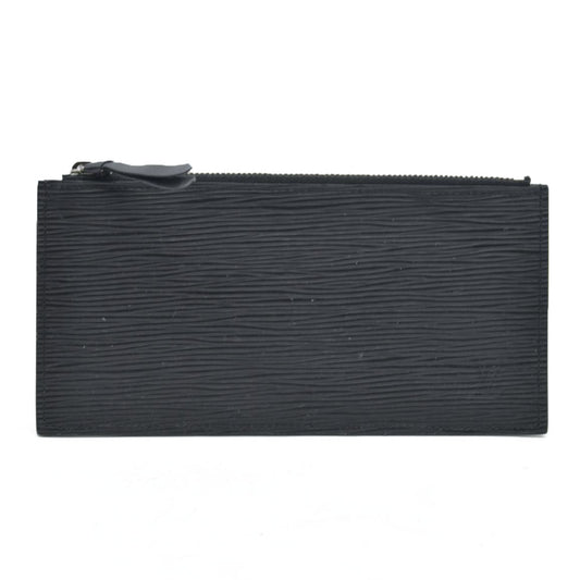 $1720 LOUIS VUITTON  Epi Pochette Felicie Black  Noir Zipper Pouch