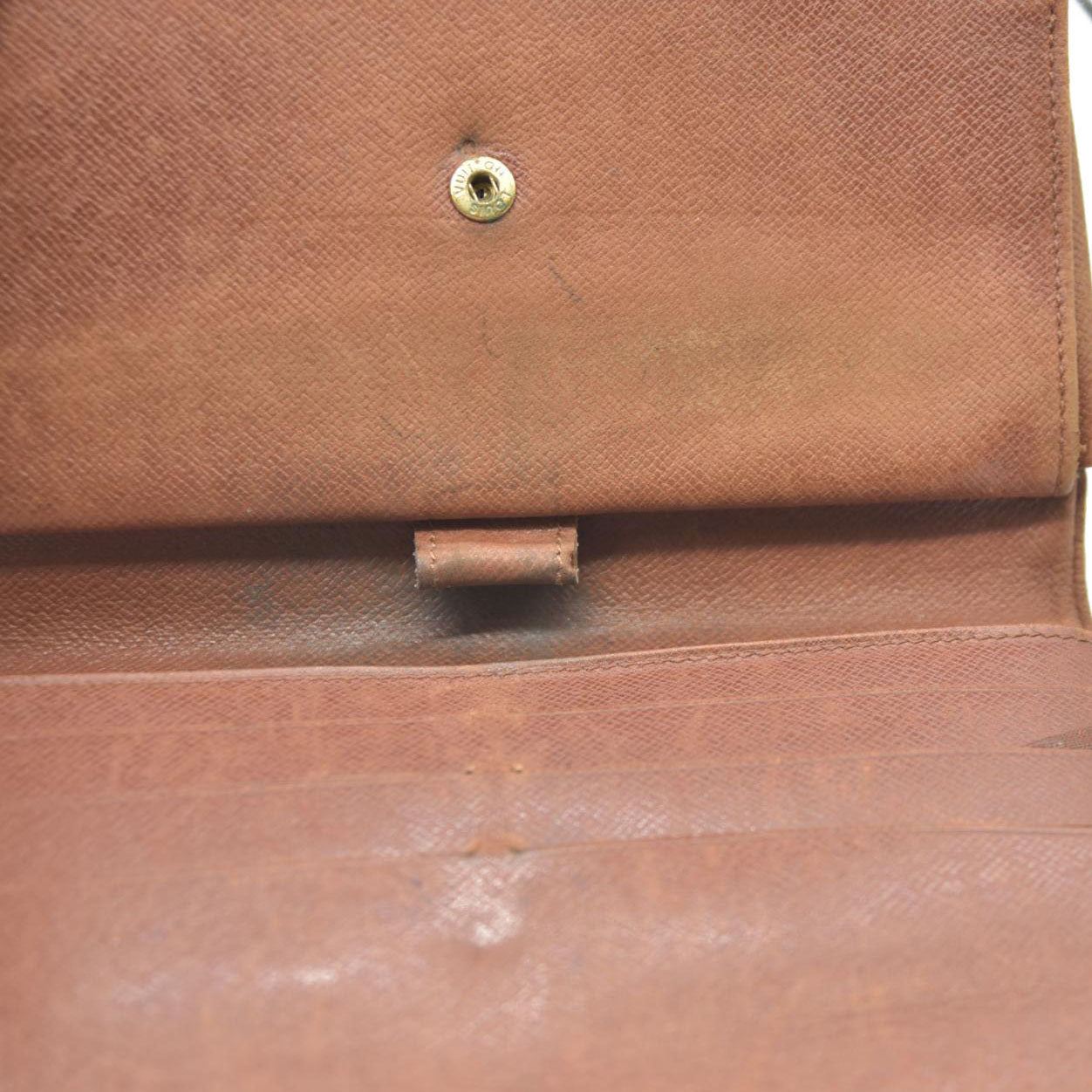 Louis Vuitton Monogram Porte Tresor International Trifold Long Wallet CA1924