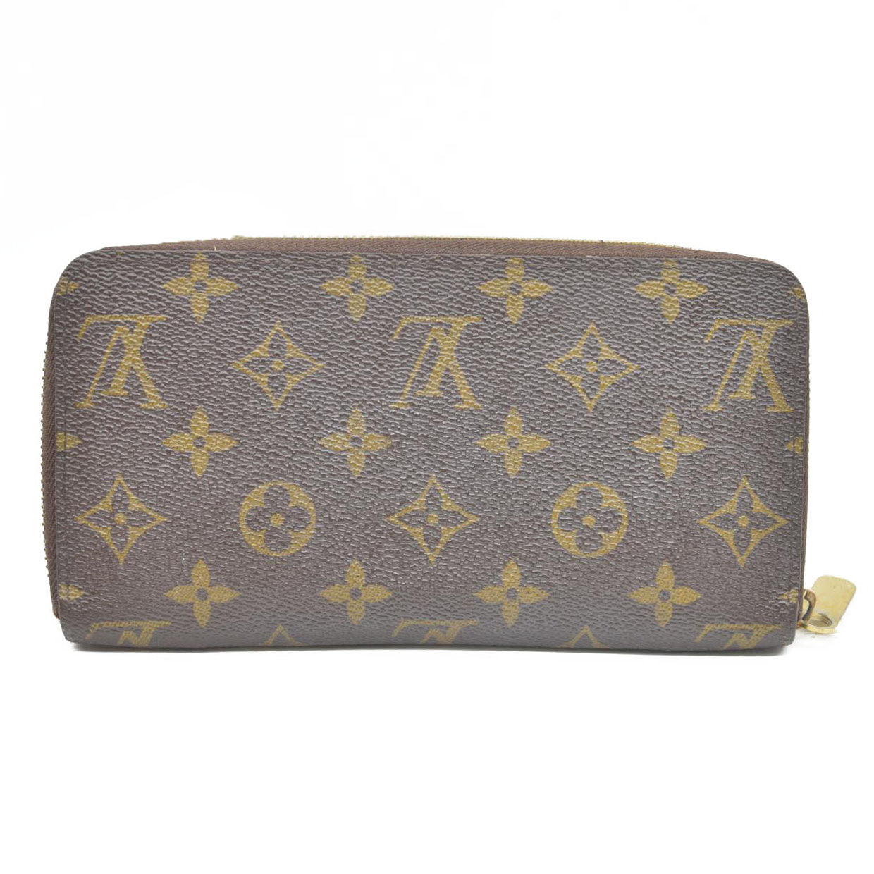Louis Vuitton Zippy Zip Around Long Wallet Purse Brown SP2152