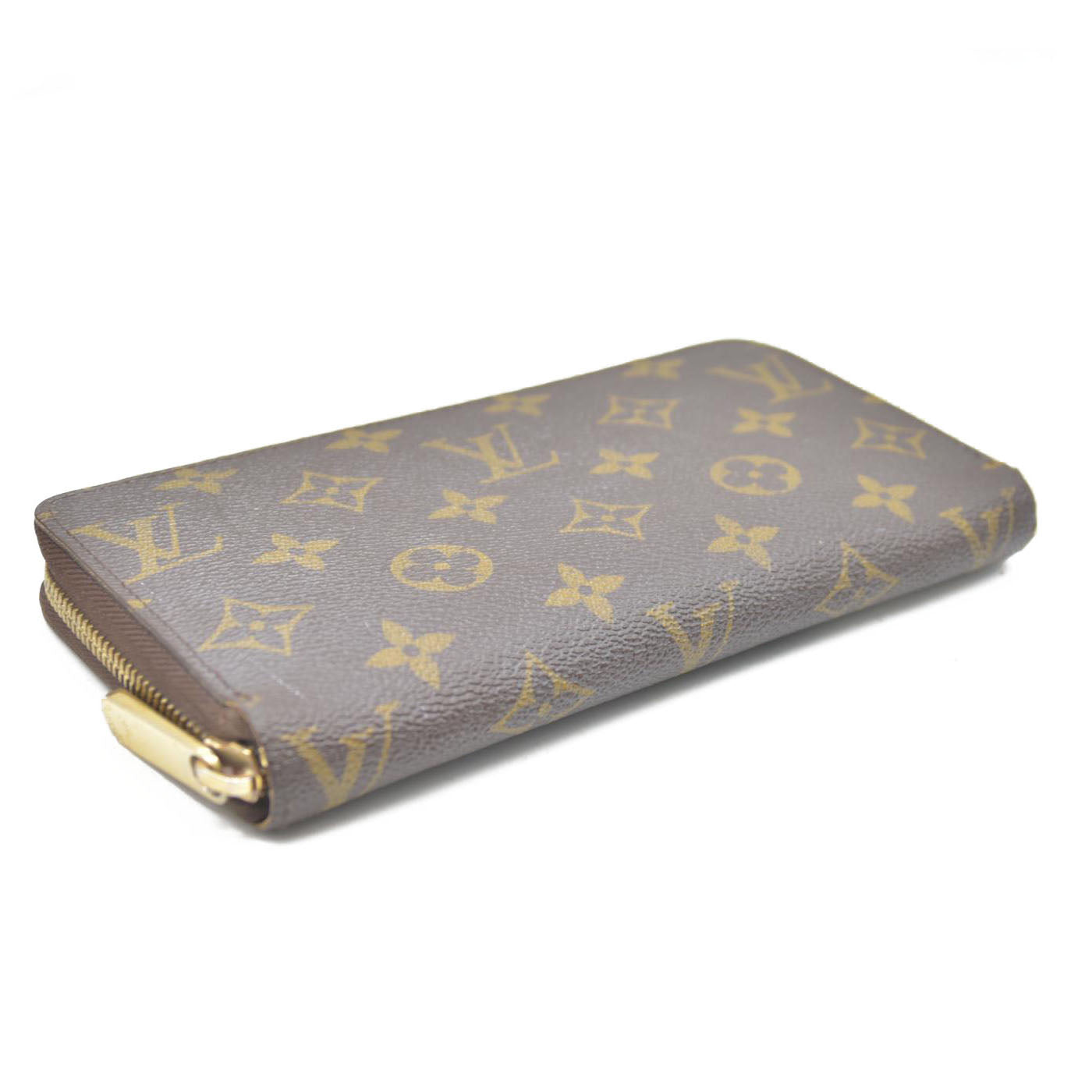 Louis Vuitton Zippy Zip Around Long Wallet Purse Brown SP2152
