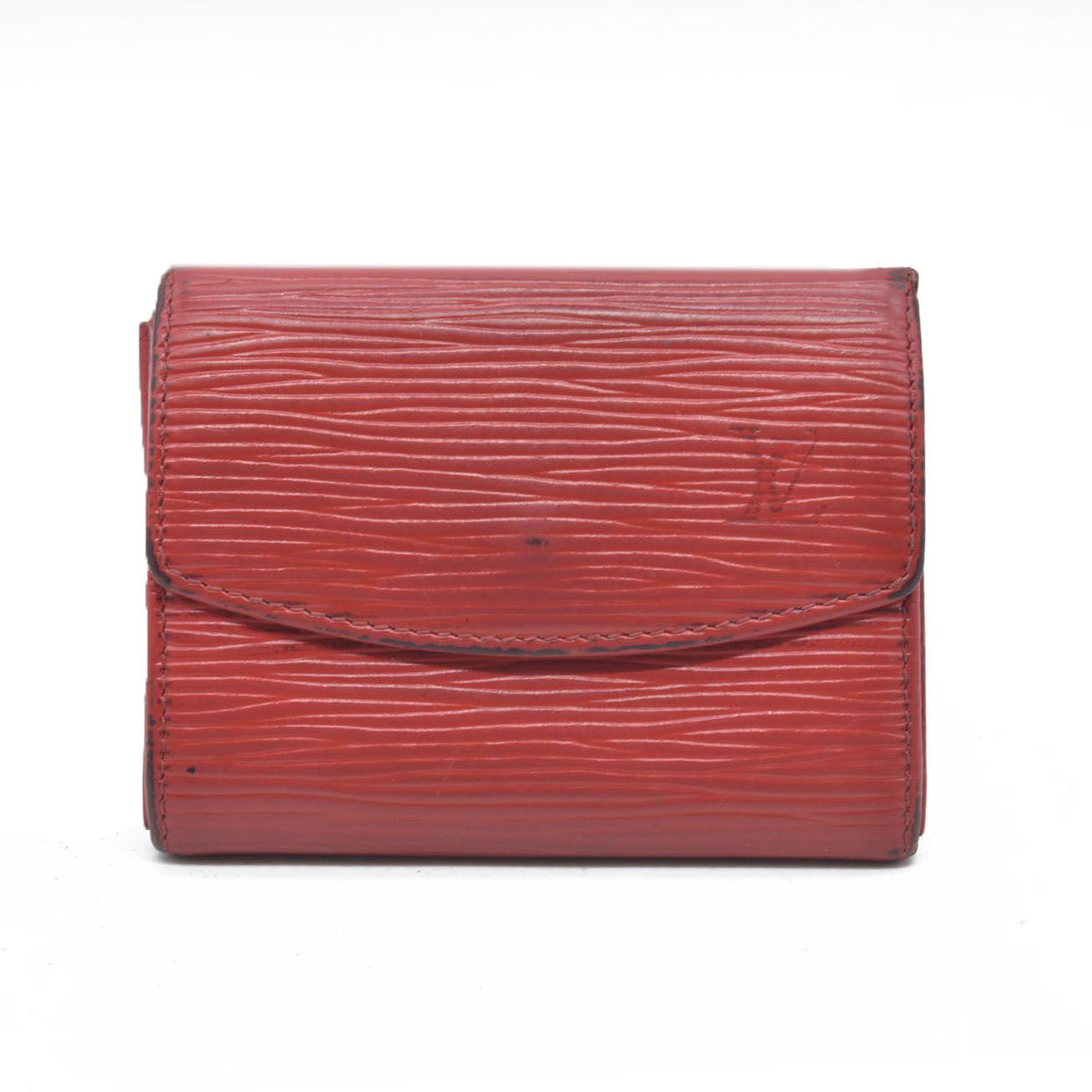 $345 Louis Vuitton Red Epi Coin Pouch