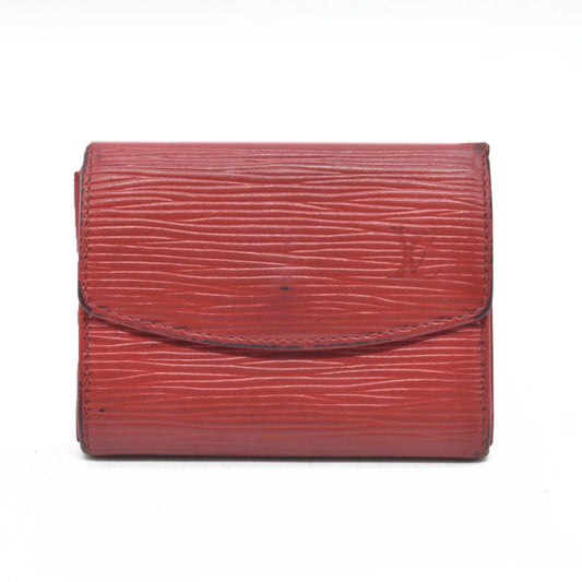 $345 Louis Vuitton Red Epi Coin Pouch
