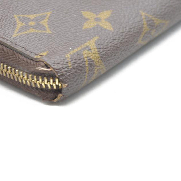 Louis Vuitton Zippy Zip Around Long Wallet Purse Brown SP2152